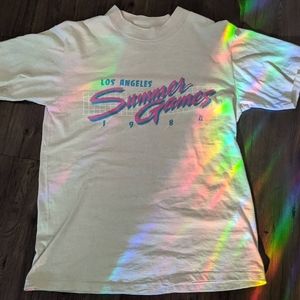 Vintage 1984 summer games t shirt!